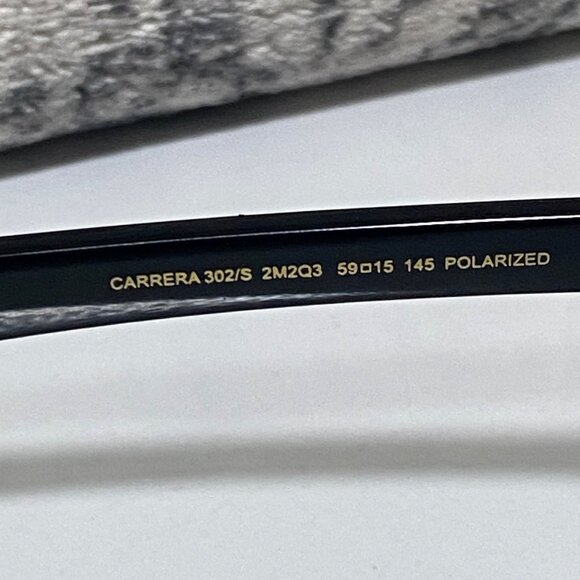 NEW Carrera Men's 302/S Polarized Sunglasses in Black - Picture 6 of 7